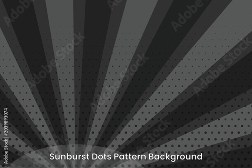 Sunburst Dots Background 16