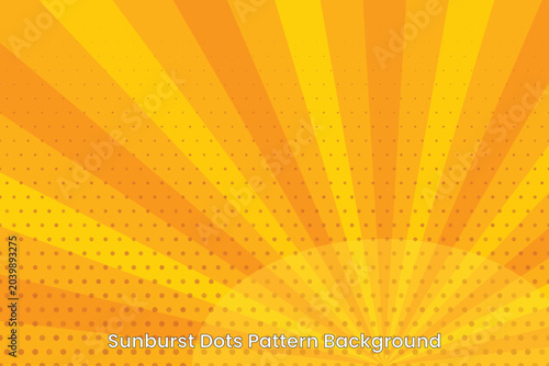 Sunburst Dots Background 18