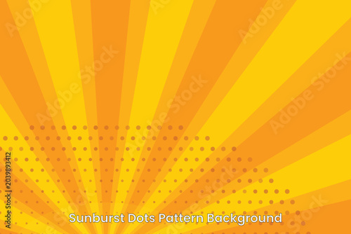 Sunburst Dots Background 19