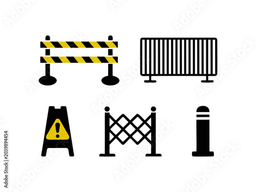 Construction Barriers and Signs