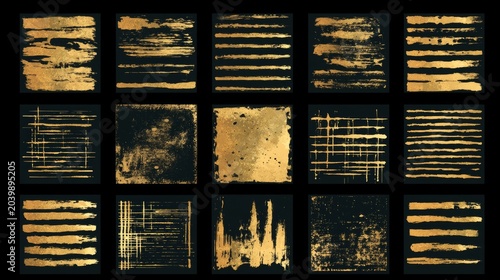 Painterly Neon Multicolor Brush Texture