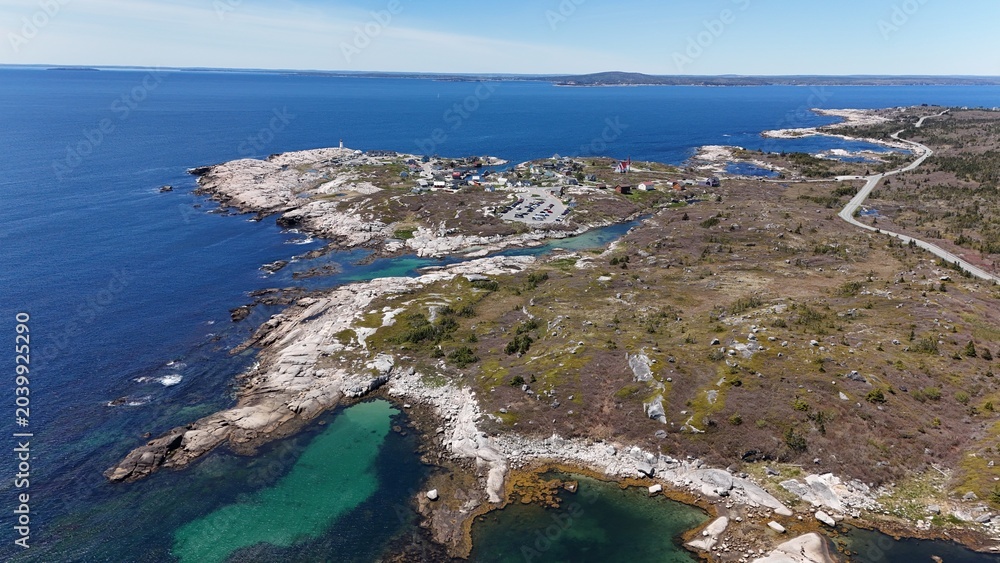 Fototapeta premium Peggy's Cove In Nova Scotia