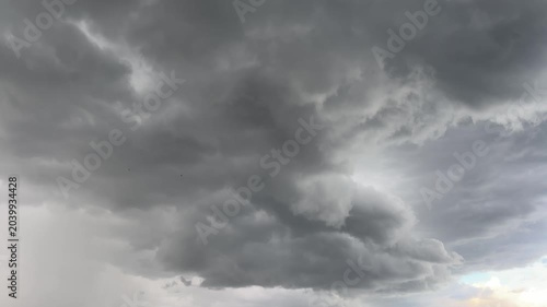 Dramatic Overcast Sky with Dark Clouds
