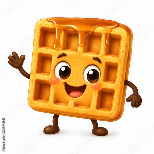 Cute cartoon waffle character with smiling face.
Detailed Cute cartoon waffle character with smiling face.
High quality Cute cartoon waffle character with smiling face concept.