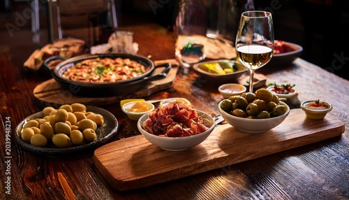 authentic spanish tapas experience at a cozy local bar for dining decor