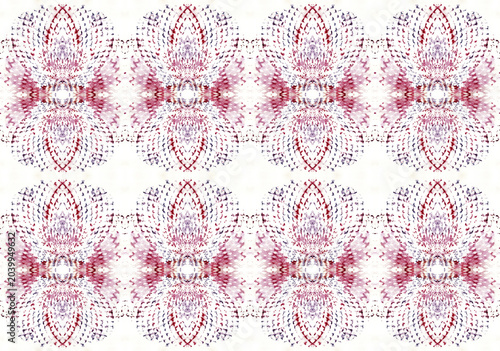 Mandala Blossom Watercolor pattern