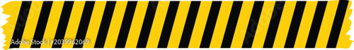 Yellow tape caution border with road line warning paintbrush strokes forming rough pastel crayon pattern resembling charcoal squiggle wax texture suited for school chalkboard kindergarten design.