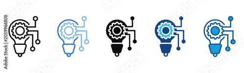 Innovation Icon Set Multiple Style Of