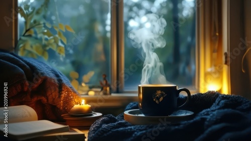 morning coffee in the morning
