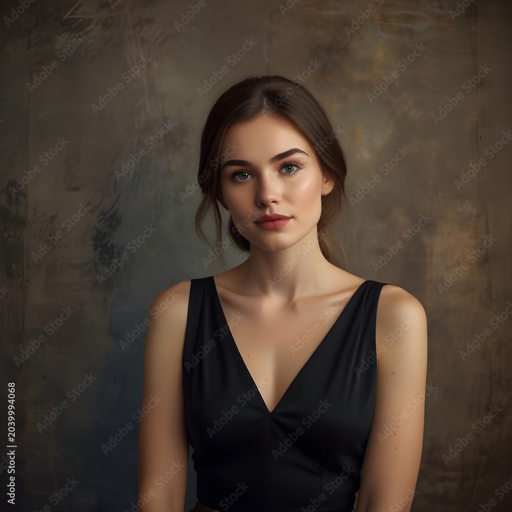 Fototapeta premium Portrait of a beautiful woman