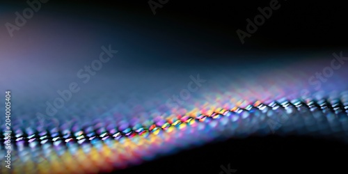 An abstract image showcasing vibrant colors reflecting off a textured metallic surface, creating a dynamic interplay of light, color, and form, evoking energy and imagination.