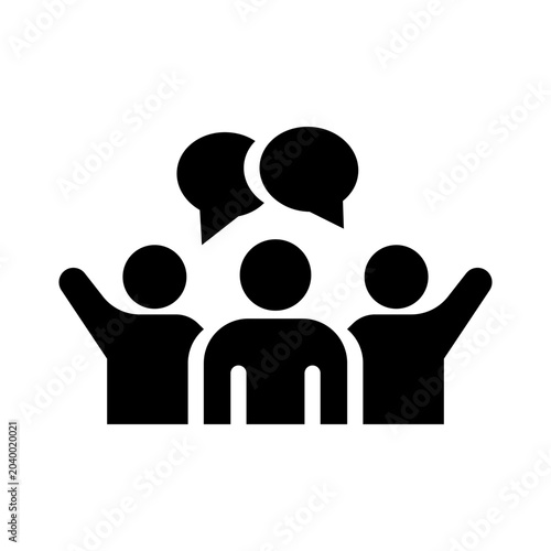 group solid icon illustration vector graphic.eps