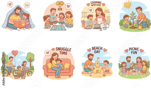 Heartwarming family moments and activities