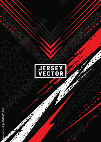 Sublimation Jersey Vector Pattern for Football, Cricket, Basketball, Volleyball and  E sports Uniforms, T shirt Texture Template Vector, Jersey Print Template.