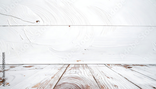 weathered white painted wooden planks, distressed texture surface, outdoor background