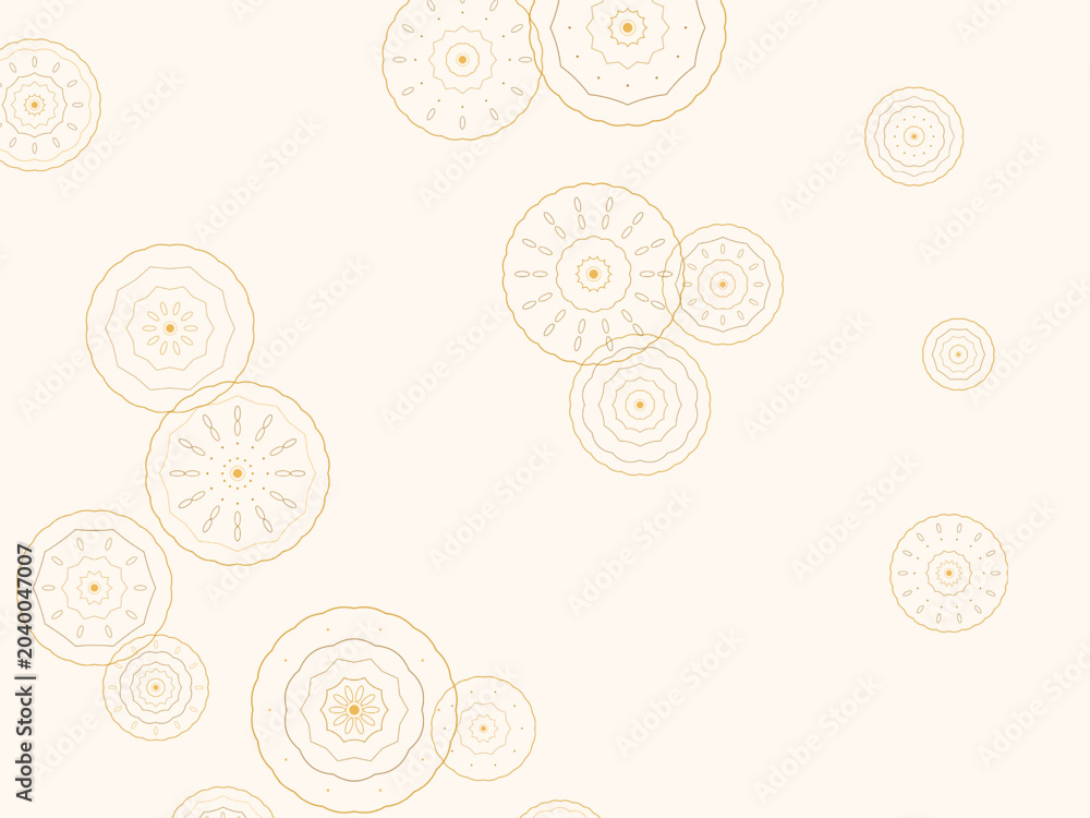 Fototapeta premium Intricate Lace Doily Circular Pattern Design