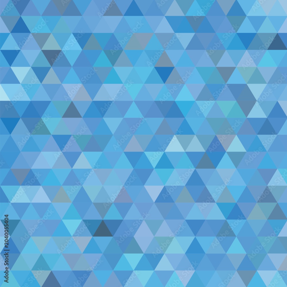 Fototapeta premium Light BLUE vector triangular cover. Geometric illustration in Origami style with gradient. Triangular pattern for your design. eps 10