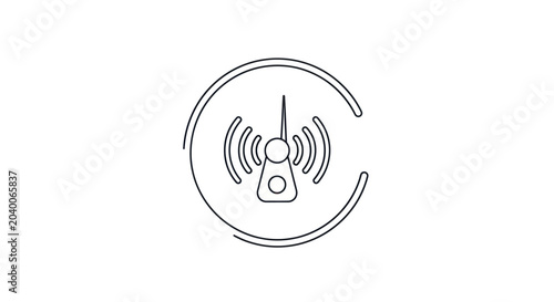 Foto Radio Transmitter Signal Icon