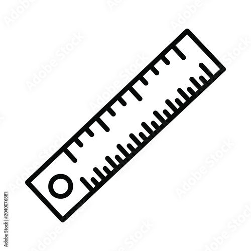 Ruler Measurement Tool Illustration
