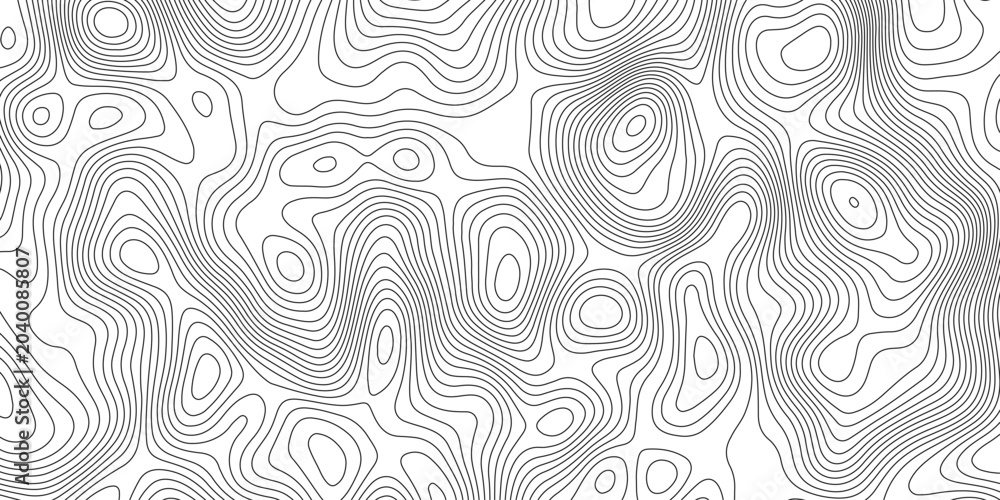 Fototapeta premium Abstract luxury topography contour map grid pattern backdrop background. Vector illustration. wave Line topography map contour background. Illustrations of maps Abstract Geometric.