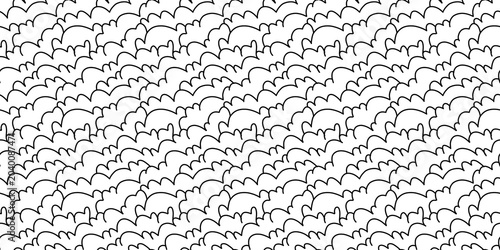 Seamless Abstract Cloud Wave Pattern