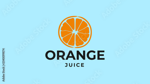 Orange juice logo