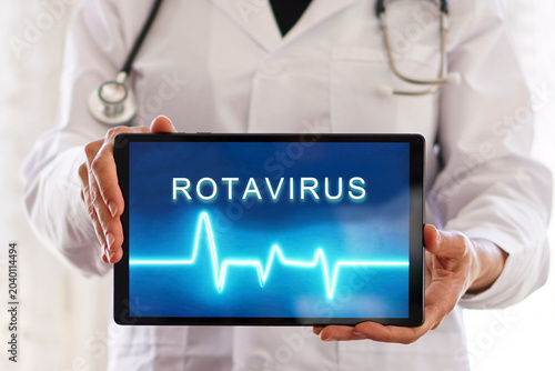 Bild auf Leinwand Rotavirus