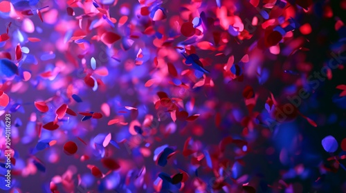 Vibrant Neon Confetti Party Celebration