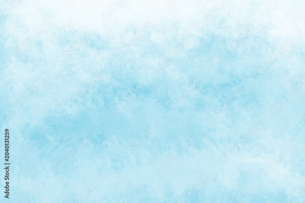 Obraz premium Light Blue Watercolor Cloud JPEG