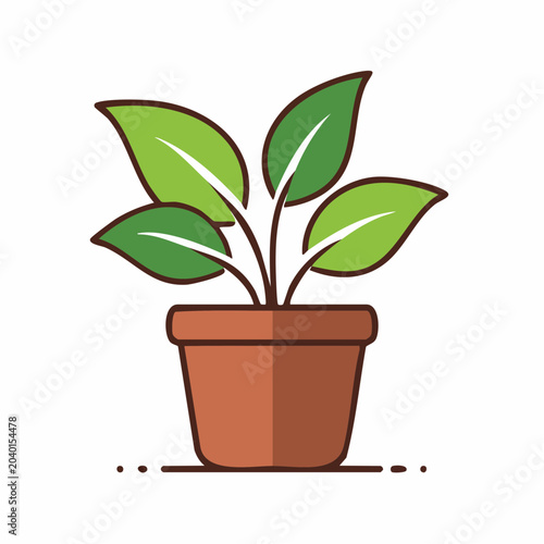 Potted Houseplant Icon