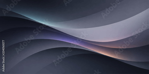Φωτογραφία Abstract blue wave background with smooth flowing futuristic light lines and dig