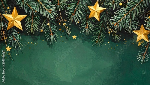 christmas background with christmas tree