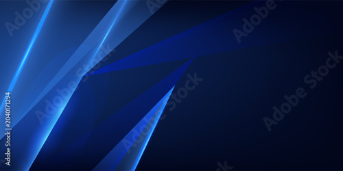 Konstfotografi Modern Blue Abstract background with diagonal lines and polygon elegant backgrou