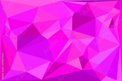 Soft pink and fuchsia geometric polygon pattern with bright highlights and sharp contours.