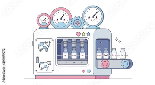Photos Vending Machine with Clock Timers.