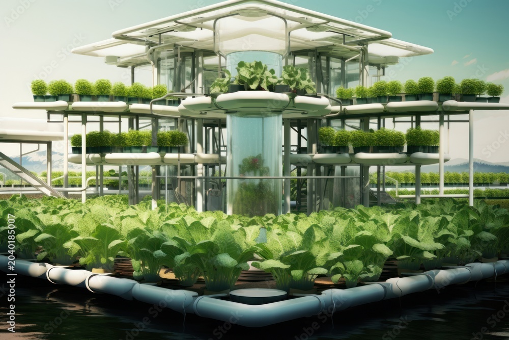 Fototapeta premium Plant outdoors garden water.