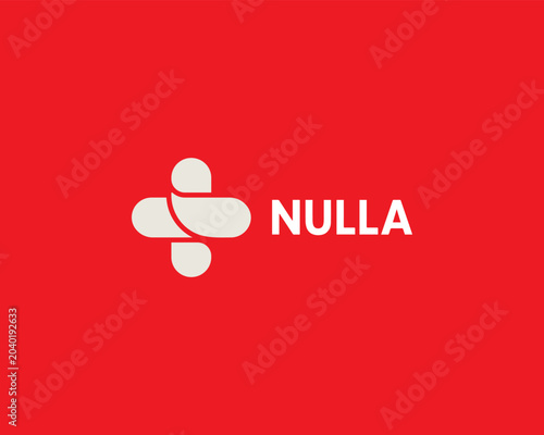 Abstract medical cross vector logo. Minimalist pharmacy plus emblem for pharmaceutical company, clinical hospital, healthcare center and medicine startups