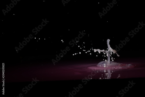 Water drops splashing