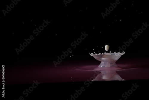 Water drops splashing