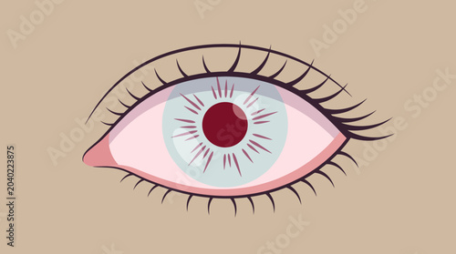 Foto Eye Close-Up Showing Characteristic Iris of Person With Albinism