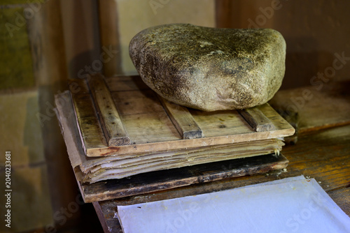 Pressing Sheets of Samarkand Silk or Mulberry Paper