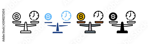 Time Balance multiple icon