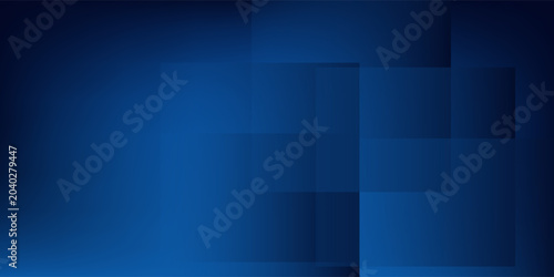 Square abstract blue background  Blue curve design smooth shape by blue color art.