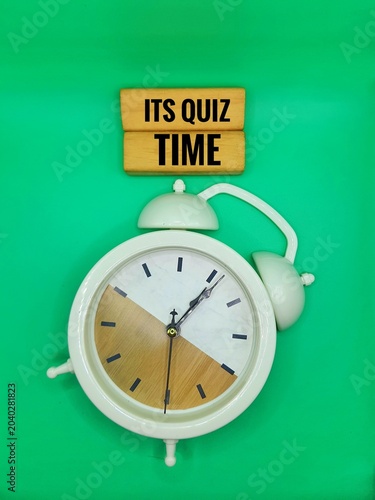 An informational graphic displaying a white alarm clock on a green background, topped with a caption reading 