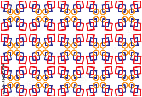 Abstract drawing pattern. Geometric shape pattern.