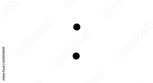 Minimalist loading spinner animation on white animation