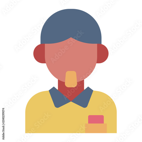 Fotografie referee flat icon