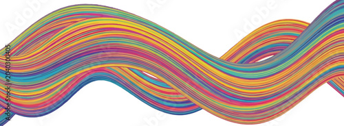 Experience a surge of creative energy with these vibrant, flowing waves of kaleidoscopic color.