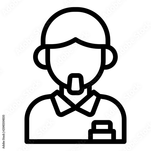 Konstfotografi referee outline icon