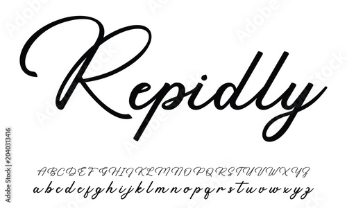  Script Brush Font Type Font lettering handwritten 